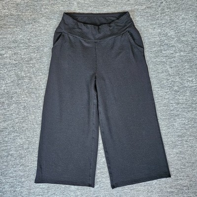 Toad & Co Women s Wide Leg Chaka Samba Knit Pants Black Size Large Boho Casual