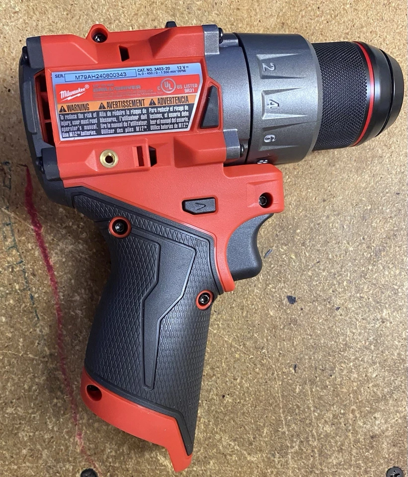 Milwaukee 3403-20 M12 FUEL Cordless 1/2 in. Drill/Driver Kit- New - Image 4 of 4