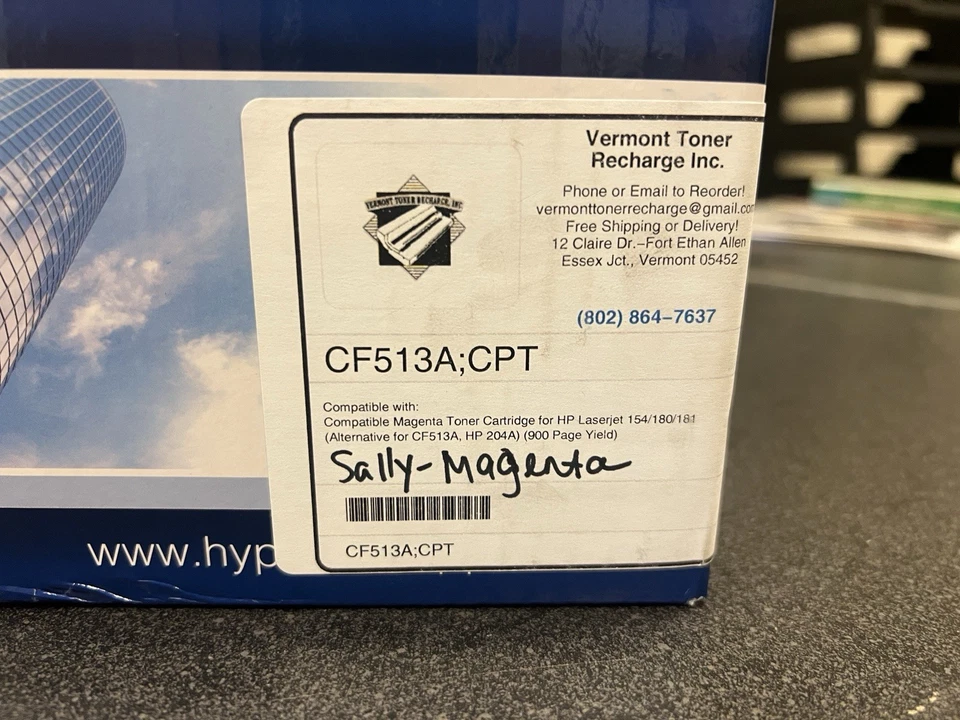 Hyperion Magenta Toner Cartridge for HP Laserjet 154/180/181 - Изображение 2 из 2