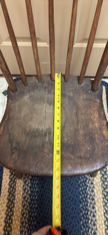 RARE 18TH C Plaque  FAN BACK CHAIR GREAT CONDITION Museum Quality