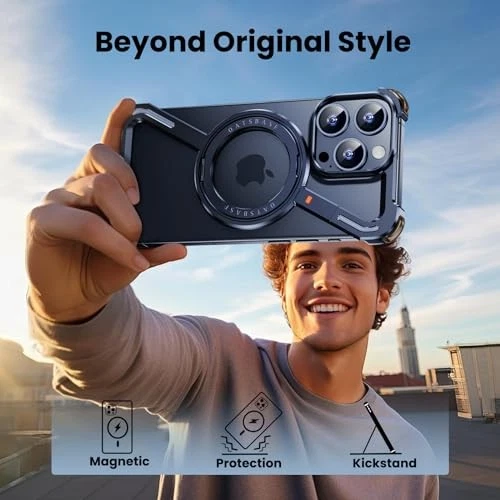 Minimalist Phone Case Compatible with iPhone 15 for iPhone 15 Pro 6.1" Blue - Picture 4 of 7