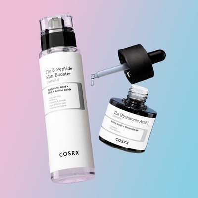 COSRX Hyaluronic Acid 3 20ml + Peptide Serum 150ml Set Hydrating Plump K-Beauty