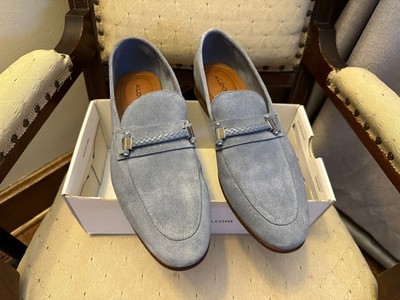 Aldo Premium Blue Suede Bit Loafers New In Box - Men's US 11 D