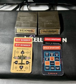 INTELLIVISION GAMES LOT OF 6 CARTS /5 WITH OVERLAYS ONLY CLEANED &TESTED 3/13/26