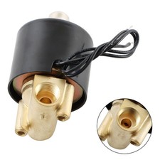 1/4 Inch Solenoid Valve Air Water DC DN8 N/C Gas Oil Normally Closed 12V