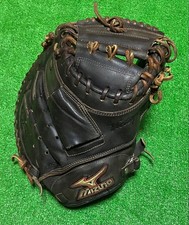 General Hard Baseball Catcher's Mitt Mizuno Victory Stage Black Adult