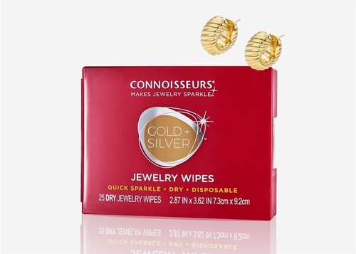 CONNOISSEURS Limpiador de Joyas Toallitas de Pulido Compacto Desechable Paño de Pulido - Imagen 1 de 4