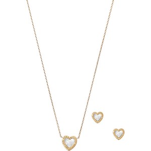 Michael Kors Jewelry Set MKJ5426710 GoldTone Heart ...