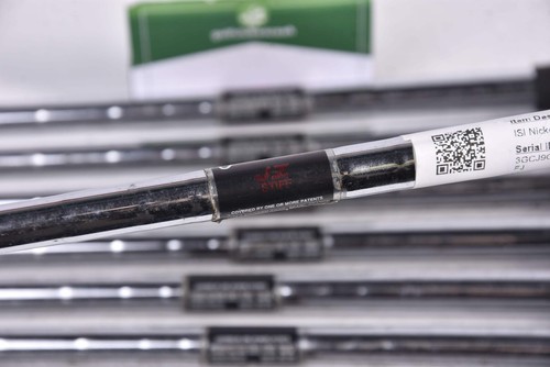 Ping ISI Nickel Irons / 3-PW+SW / Orange Dot / Stiff Flex Ping Cushin JZ Shafts - Picture 5 of 7