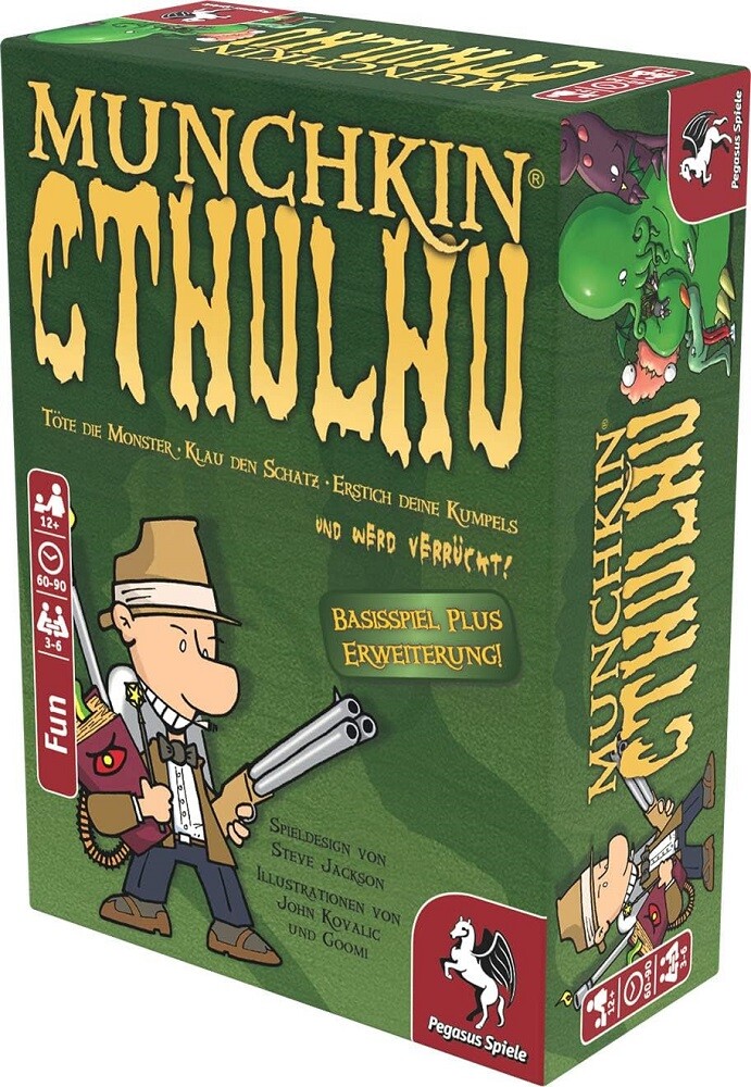 Thumbnail - Pegasus Spiele Munchkin Cthulhu 1+2 17189g Kartenspiel Ab 12 Jahre 3 -