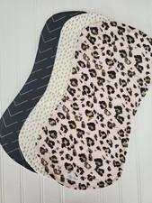 Burp Cloths Girl, Baby Burping, Terry Cloth, Leopard Print, Baby Burp Cloths,