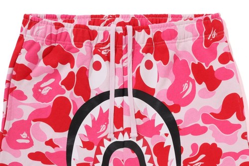A Bathing Ape BAPE "ABC Camo Shark Regular Fit Sweat Pants" Pink Gr. 2XL - Bild 2 von 10