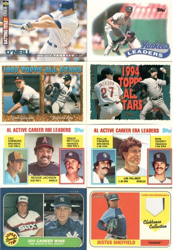 New York Yankees 204-Card Chase, Vintage & Unique Card Collector's Lot - Picture 12 of 13
