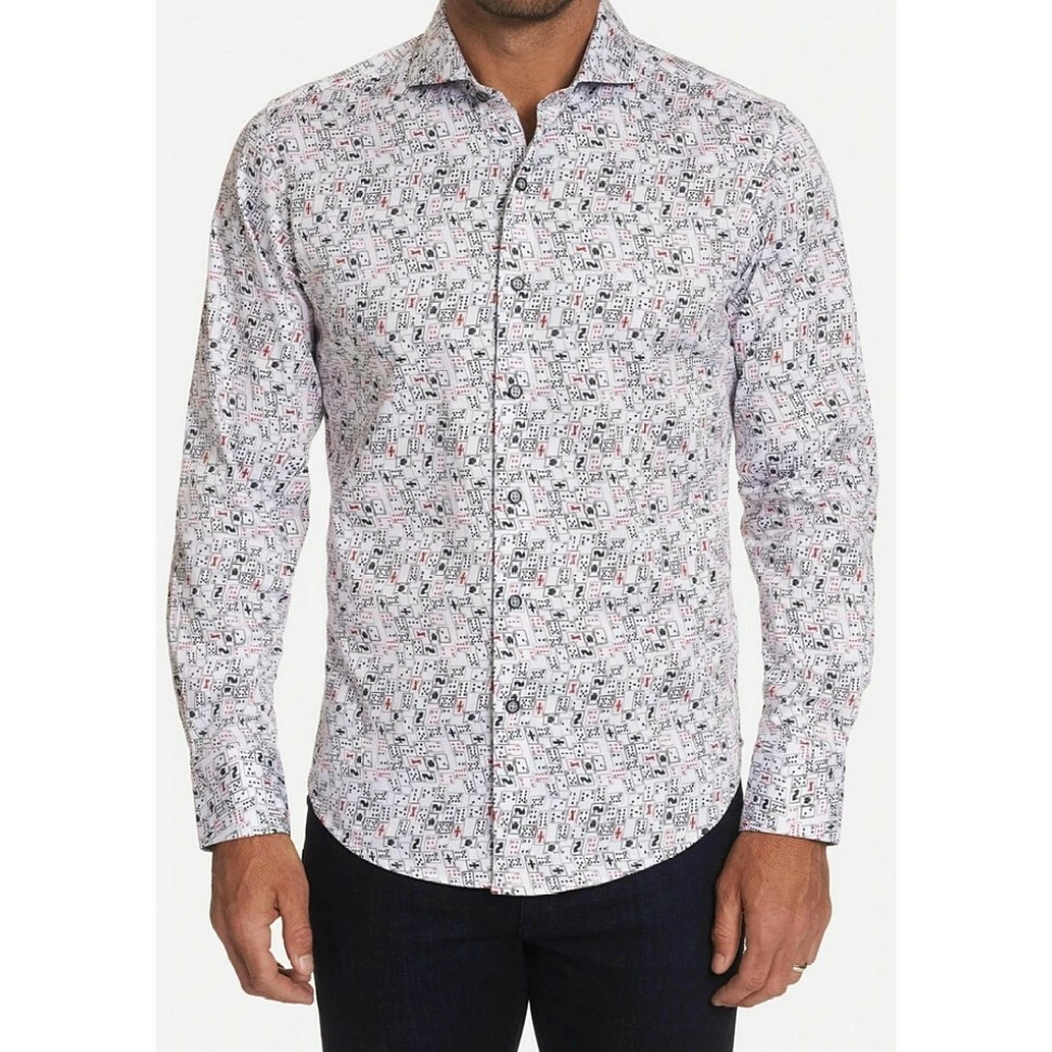 Robert graham sales white dress shirt