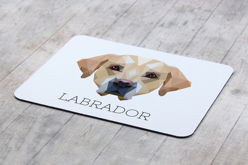 Labrador Retriever geometrische onderlegger Art-Dog - Afbeelding 4 van 4