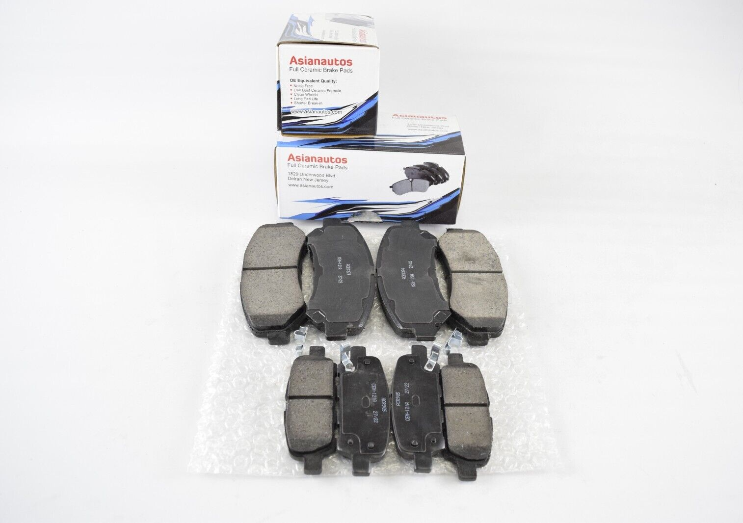 Asianautos Full Ceramic Front and Rear Brake Pads For Nissan Maxima