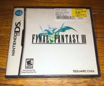 BRAND NEW Final Fantasy III 3 Nintendo DS Square Enix 2006 NIB Sealed