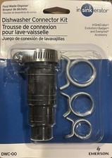 New Emerson Disposal Drain Dishwasher Connector Kit InSinkErator DWC-00