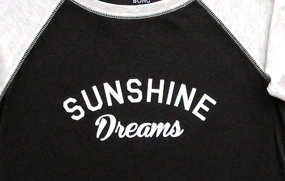 Camiseta BILLABONG Niñas Manga Larga Gris Oscuro/Gris Claro Brezo 'Sunshine Dreams' Foto 2 de 3