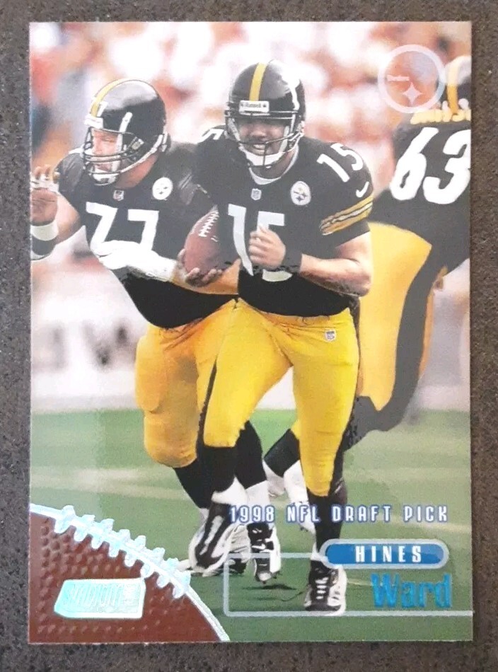 HINES WARD RC 1998 Stadium Club #182 Rookie Pittsburgh Steelers.  C2C