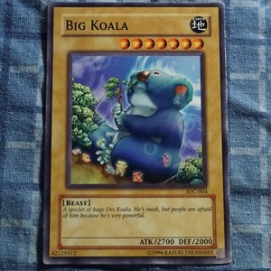 Big Koala Yugioh Card – SGX1-ENI02 Common 1st Edition Speed Duel GX