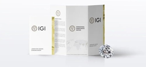 IGI Certified Lab Grown Solitaire Diamond Stud Earrings 2 Carat D VS1 - 14k - Picture 8 of 12