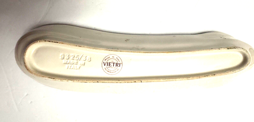 Vietri Italy Ceramic Serving Tray Eggplant Design Colorful 15" x 4" - Picture 11 of 13