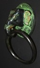 Brass Elephant Door Knocker Lord Vinayaka Face Engraving Bell Home Decor EK204