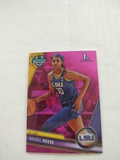2024 Bowman University Chrome Angel Reese Bowman 1st Pink Refractors # 49...