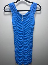Zara Bodycon Mini Dress Size Medium Blue Color Very Cute 😍🥰😎 198