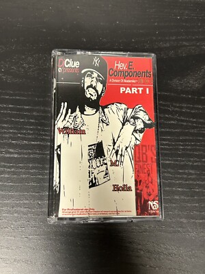 DJ CLUE WILLIAM M HOLLA  PT.1 HEV E COMPONENTS NYC MIXTAPE CASSETTE TAPE