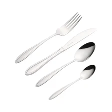 New CAPRI Viners 16 Pc Set Basic Graceful Stainless Steel Flatware Cutlery 3Ava