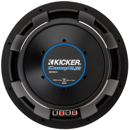 Kicker 51CWQ122 12" CompQ Series Dual 2-ohm Subwoofer - Picture 9 of 13