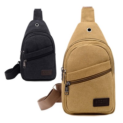 Canvas Men's Crossbody Shoulder Lightweight Bag