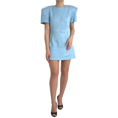 DOLCE & GABBANA Dress Light Blue Floral Jacquard Puff Sleeve Mini IT44/US10/L | eBay DOLCE & GABBANA Dress Light Blue Floral Jacquard Puff Sleeve Mini IT44/US10/L | eBay