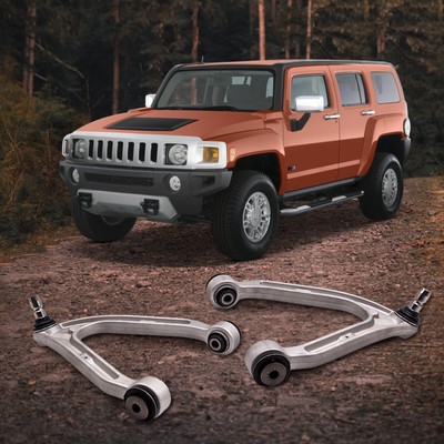 2x Front Left Right Control Arm Ball Joint Assembly for Hummer H3 2006-2010