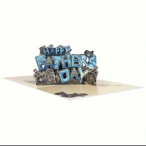 3D Pop Up Happy Father's Day, Birthday Celebration Greeting Card For Dad Perfect - Picture 27 of 50