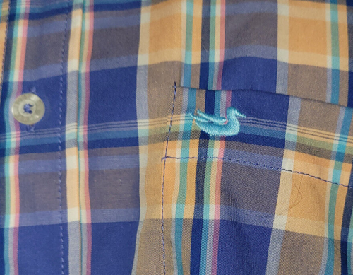 Camicia uomo Southern Marsh manica corta con bottoni media nuova con etichetta