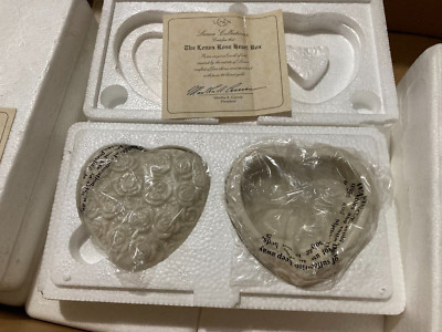 Lenox Rose Heart Box Fine China 24 Karat Gold Trim Embossed Roses Cream Color