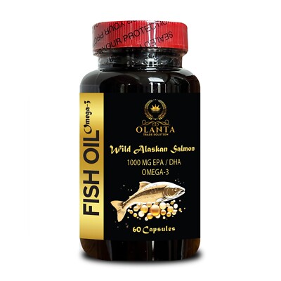 WILD ALASKAN FISH OIL - Omega 3 Fatty Acids Including EPA, DHA DPA, Omega-3 Wild