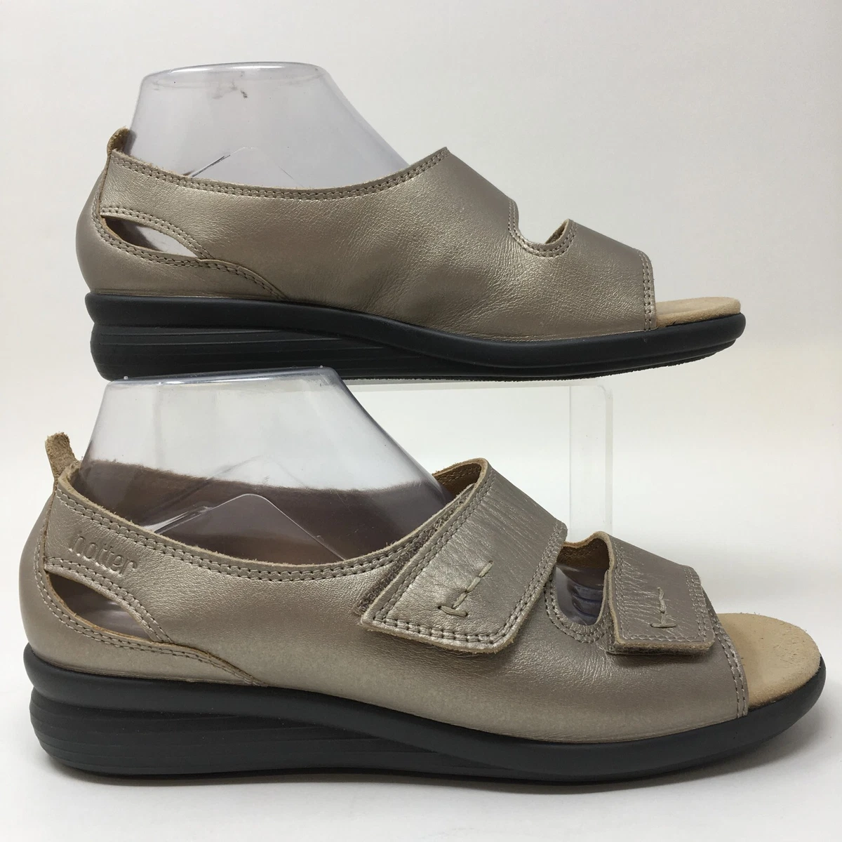 Hotter Sandals Womens 9 Comfort Concept Florence Two Tone Brown