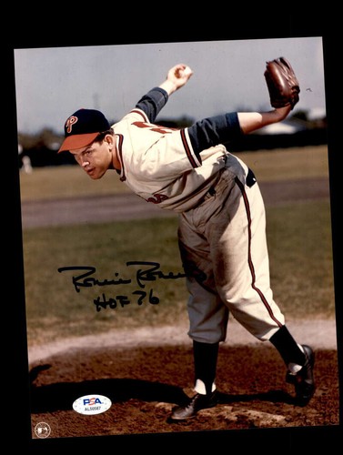 Robin Roberts PSA DNA Signed  8x10 Hof 76 Photo Autograph Pirates - Picture 1 of 3