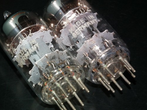 Siemens E81CC ECC801S 6201 ECC81 passendes Paar Dreifachglimmer W. Deutschland GEBRAUCHT GEPRÜFT - Bild 8 von 9