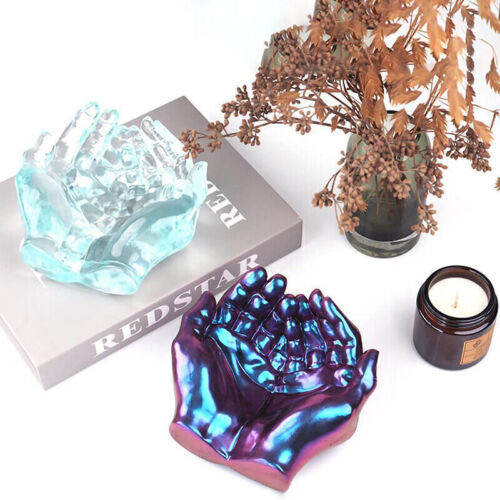 Hand Shape Silicone Ashtray Resin Mold Holder Tray Mould Casting Epoxy Crafts AU - Picture 10 of 12