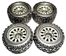 ARRMA 1/10 VORTEKS MEGA 550 2WD Glued Front & Rear Tires ARA3505S