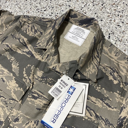 PROPPER Airman Battle Uniform Coat Air Force Camouflage Mens Size 36 Reg - Picture 2 of 4