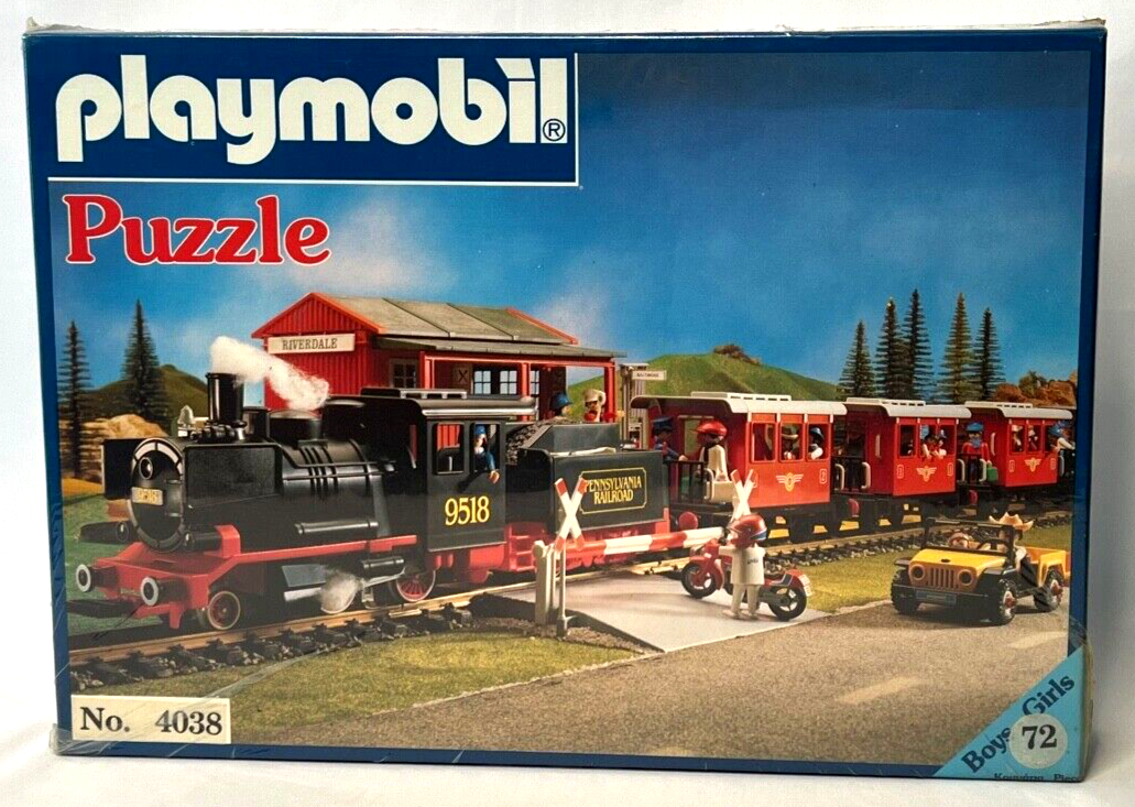 Playmobil (Lyra) 4038 Puzzle Pennsylvania Railroad NISB FACTORY