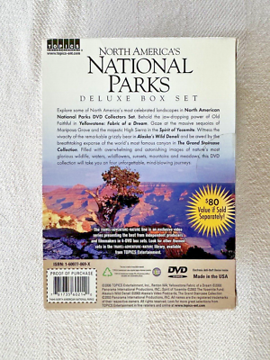 その他 NATINAL PARKS COLLECTION DVDBOX North America's National ParksDeluxe Box Set4 DVDs
