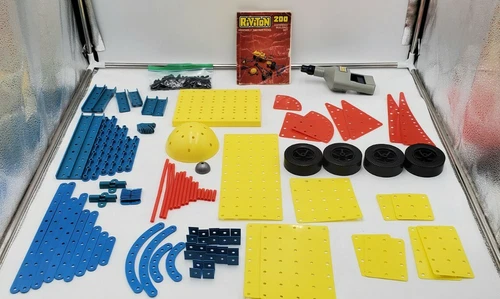 Vintage 1977 Riviton Building Set #200 Parts