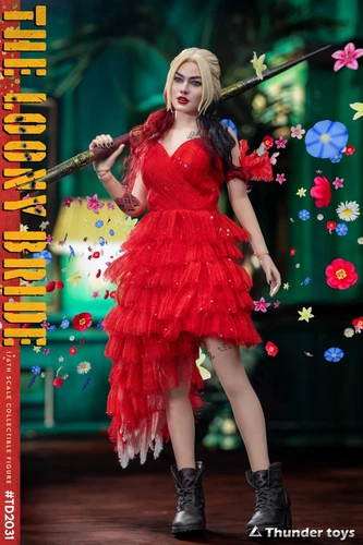 In Stock New Thunder Toys TD2031 1/6 Crazy Bride Harley Female Action Figure! - Picture 2 of 14